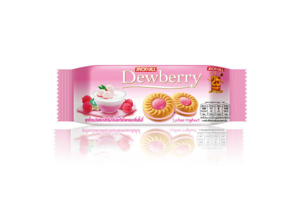 DEWBERRY Cookies, Yoghurt & Jam Lychee - 36 g