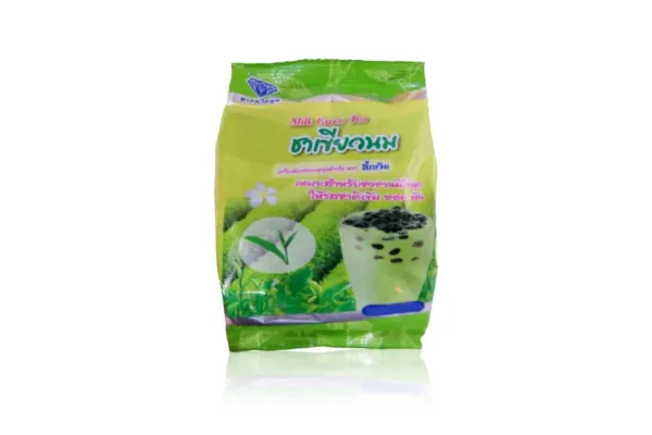 E-Wern Bubble Tea Powder, Milk Green Tea - 450 g