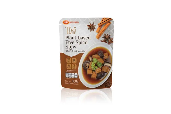 THAI TASTE Plant-Based  Five Spice Stew in Microwavable Pouch - 300 g