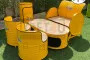E Loft Style Steel Tank Sofa Set