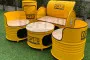 E Loft Style Steel Tank Sofa Set