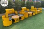 E Loft Style Steel Tank Sofa Set