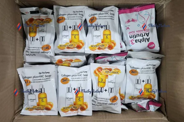 PIWSUAY Collagen Plus Vit C Soap