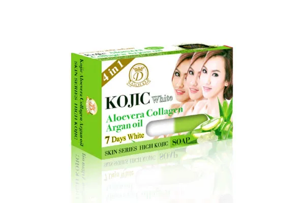 D-NE Kojic White 4 in 1,  Aloevera Collagen Argan Oil - 160 g