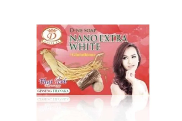 D-NE Nano Extra White Soap, Ginseng Thanaka - 160 g