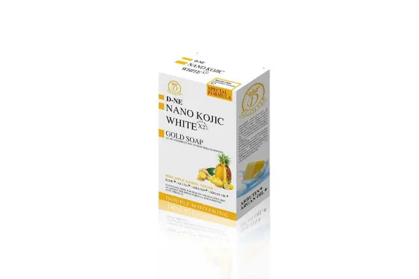 D-NE Nano Kojic White x 2 Gold - Pineapple + Lemon + Ginseng - 160 g