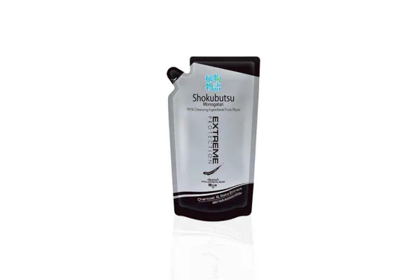 SHOKUBUTSU Shower Cream Refill, Extreme Protection - 500 ml