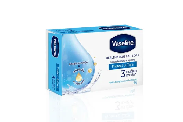 VASELINE Bar Soap, Protect & Care - 65 g