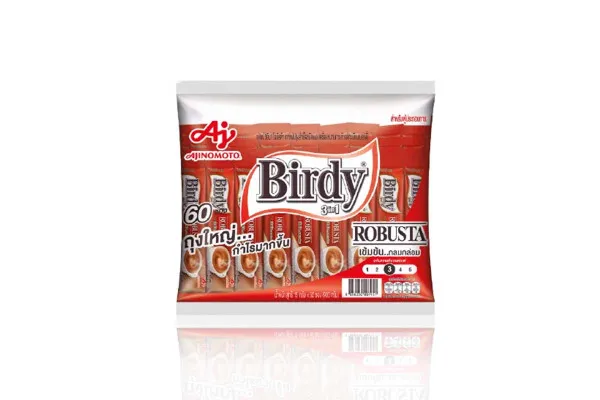 BIRDY 3 in 1, Robusta - 60 sachets