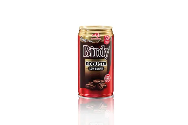 BIRDY Coffee in can, Robusta Low Sugar - 180 ml