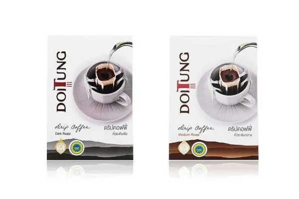 DOI TUNG, Roasted Arabica Drip Coffee from North Thailand