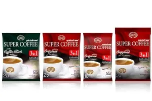 SUPER COFFEE, Rich Taste & Full Flavor Instant Coffee