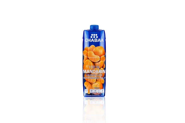 CHABAA, Mandarin with Pulp 100% - 1 Liter