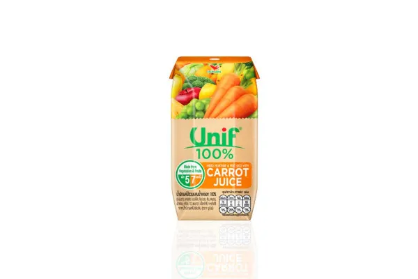 UNIF 100 Juice, Carrot & Mixed Fruits - 200 ml