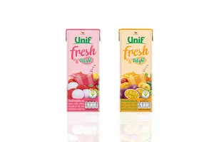 UNIT FRESH DELIGHT, Lychee, and Passion Fruit Juice