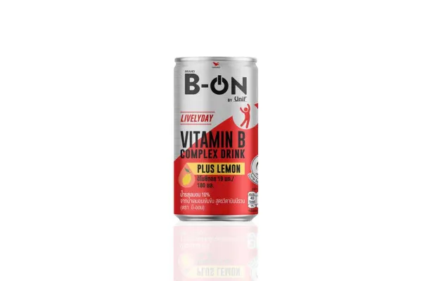 B-ON Vitamin B Complex Drink, Active with Lemon - 180 ml