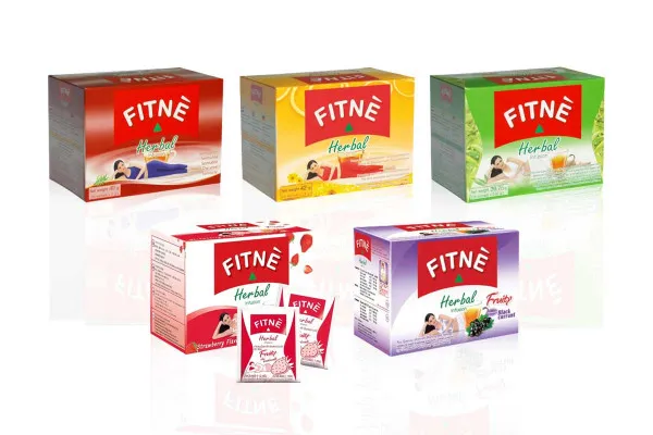 FITNE' Herbal Tea Made from 100% Natural Herbs, Box Package