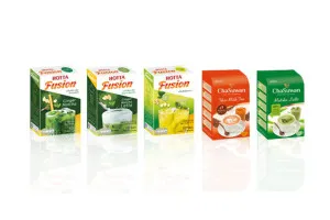 HOTTA Instant Ginger Drink & HOTTA Fusion - Box Packings