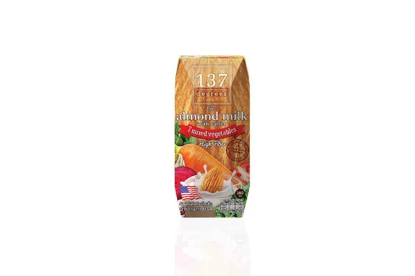 137 DEGREE Almond Milk, Carrot - 180 ml