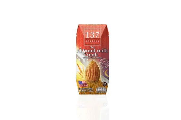 137 DEGREE Almond Milk, Malt - 180 ml