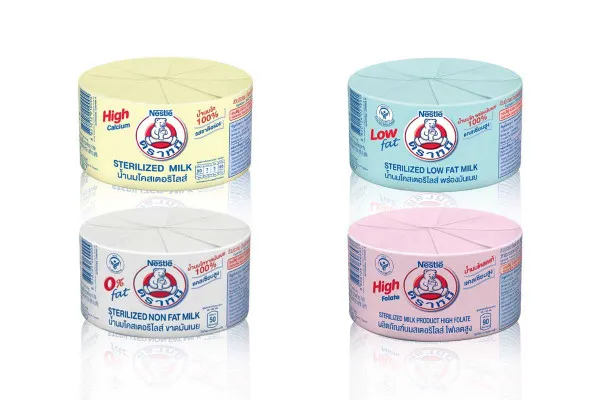 NESTLE' BEAR BRAND Sterilized Milk, All Flavors from Thailand