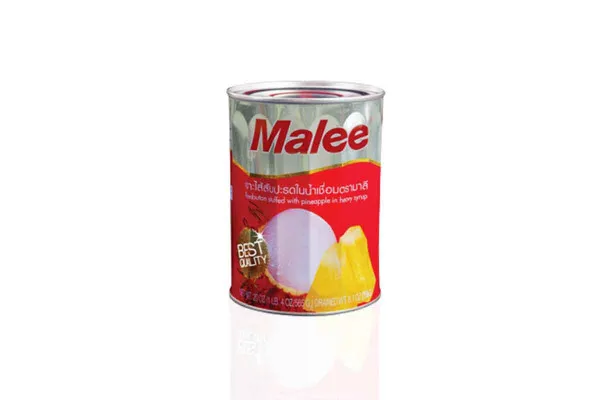 MALEE Rambutan Filled with Pineapple in Heavy Syrup - 20 oz
