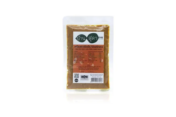 BAAN SUDA Curry Paste, Spicy Stir Fried Curry - 100 g