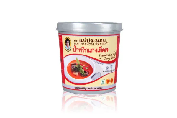 MAEPRANOM, Vegetarian Red Curry Paste - 400 g