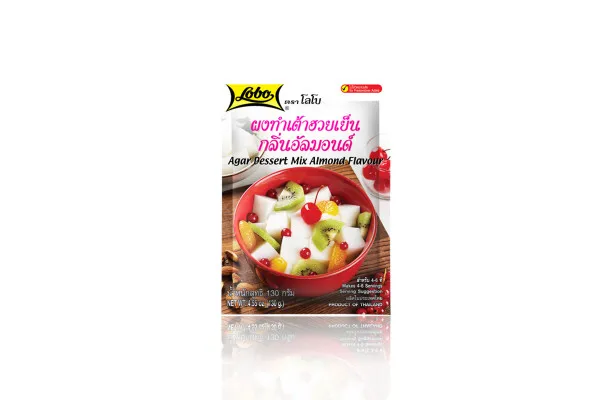 LOBO, Agar Dessert Mix (Artificial Almond Flavour) - 130 g