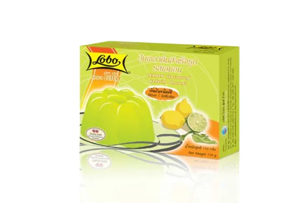 LOBO, Lemon Flavoured Gelatin Dessert - 110 g