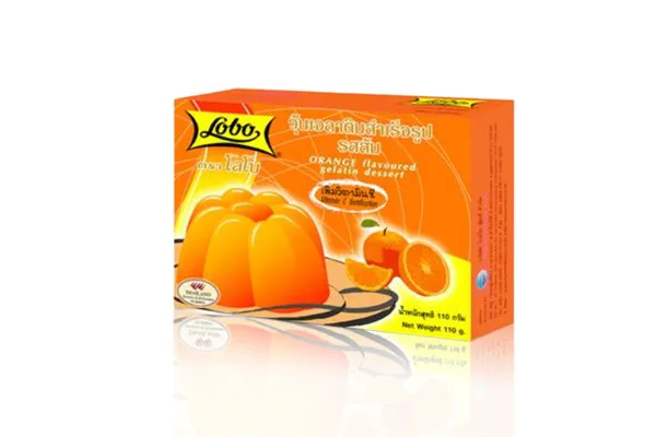 LOBO, Orange Flavoured Gelatin Dessert - 110 g