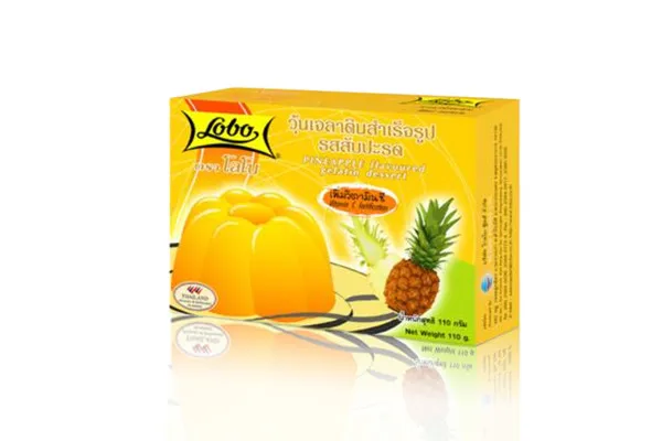 LOBO, Pineapple Flavoured Gelatin Dessert - 110 g