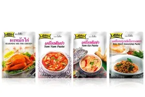LOBO, Ready to Cook Seasoning Paste &  Powder for Thai Popular Menu