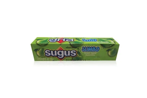SUGAS Jumbo Candy in Stick, Apple - 48 g