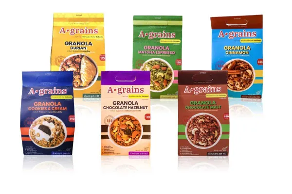 A-GRAINS Granola, Variety of Flavors