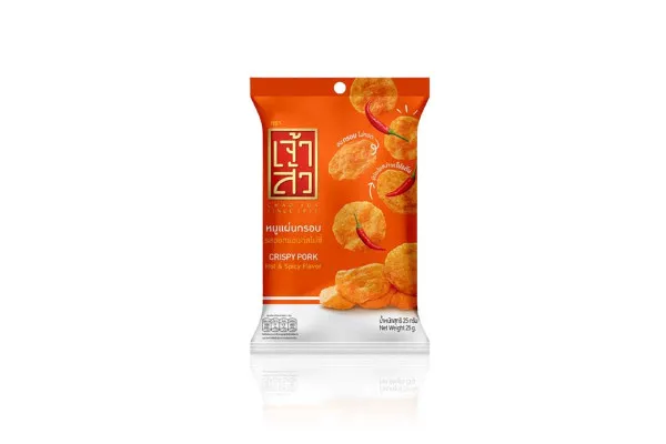 CHAOSUA Mini Crispy Pork Sheet, Hot & Spicy - 25 g