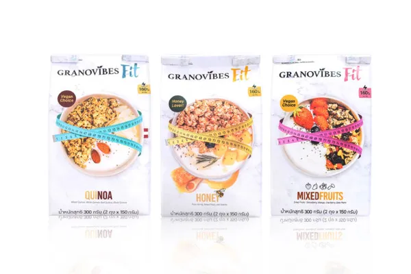 GRANOVIBES Fit from Quinoa, Honey & Mixed Fruits