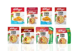 KELLOGG'S Corn Flakes in Various Sizes