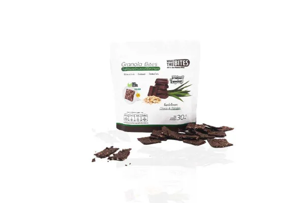 WHAT THE BITES Granola Bites, Choco & Pandan - 30 g