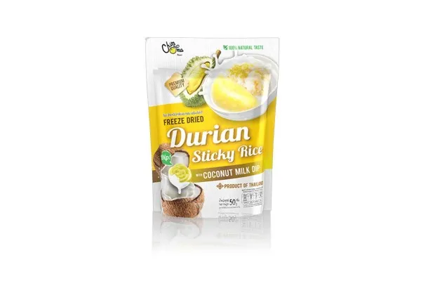 CHIMMA Freeze-Dried Durian Sticky Rice with Coconut Milk Dip - 50 g