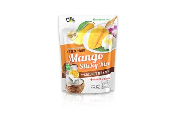 CHIMMA Freeze-Dried Mango Sticky Rice with Coconut Milk Dip - 50 g