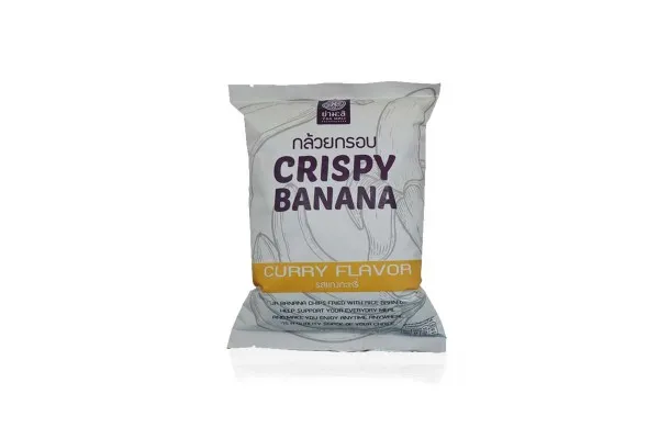 YAA MALI Crispy Banana,  Curry Flavor - 85 g