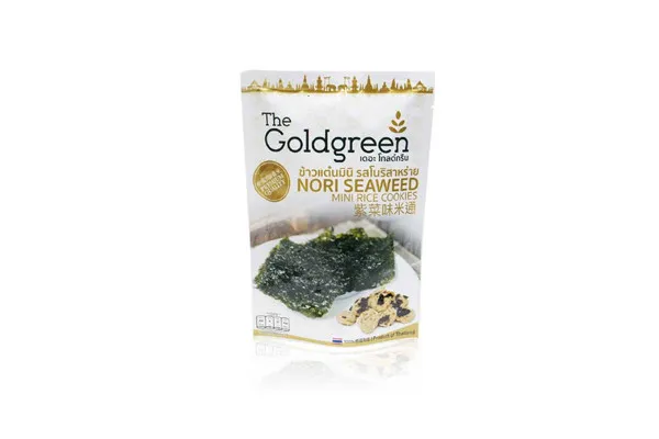 THE GOLDGREEN, Mini Rice Cracker, Seaweed - 40 g