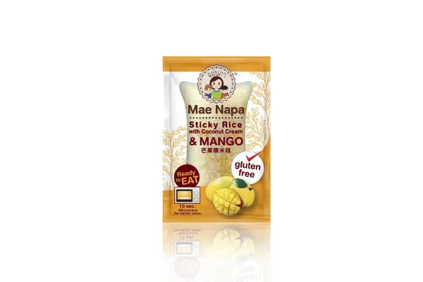 Steamed Sticky Rice with Coconut Cream, Mango - 80 g