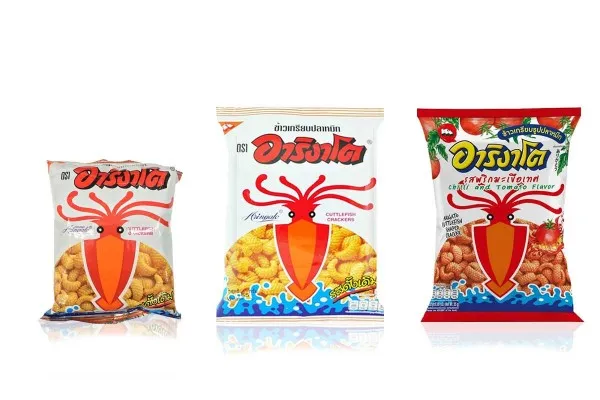 ARINGATO Real Cuttlefish Crackers