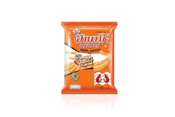 HANAMI Prawn Cracker, Hot Chili - 52 g