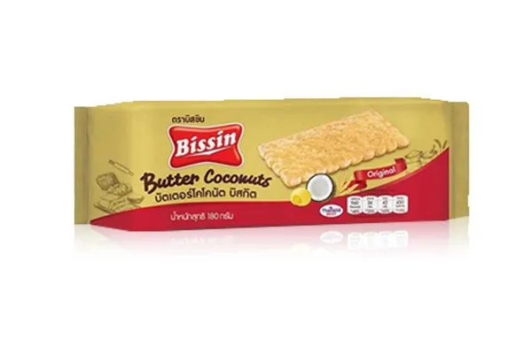 BISSIN Butter Coconut,  Coconut Plain - 180 g