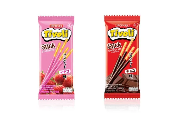 TIVOLI Stick, Chocolate & Strawberry Flavor