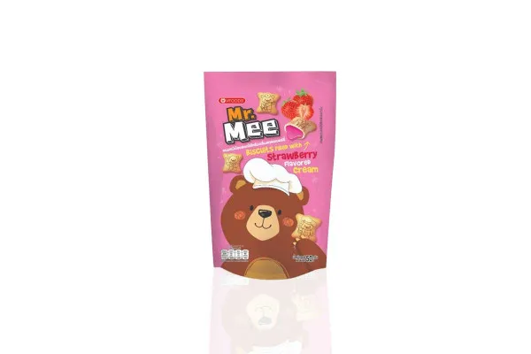 VFOODS Mr.Mee Biscuit with Strawberry Cream - 50 g
