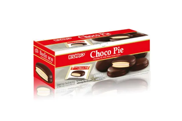 EURO Choco Pie, White Cream - 24 g